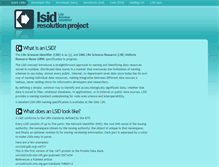 Tablet Screenshot of lsid.info